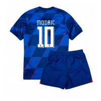 Maglie da calcio Croazia Luka Modric #10 Seconda Maglia Bambino Europei 2024 Manica Corta (+ Pantaloni corti)